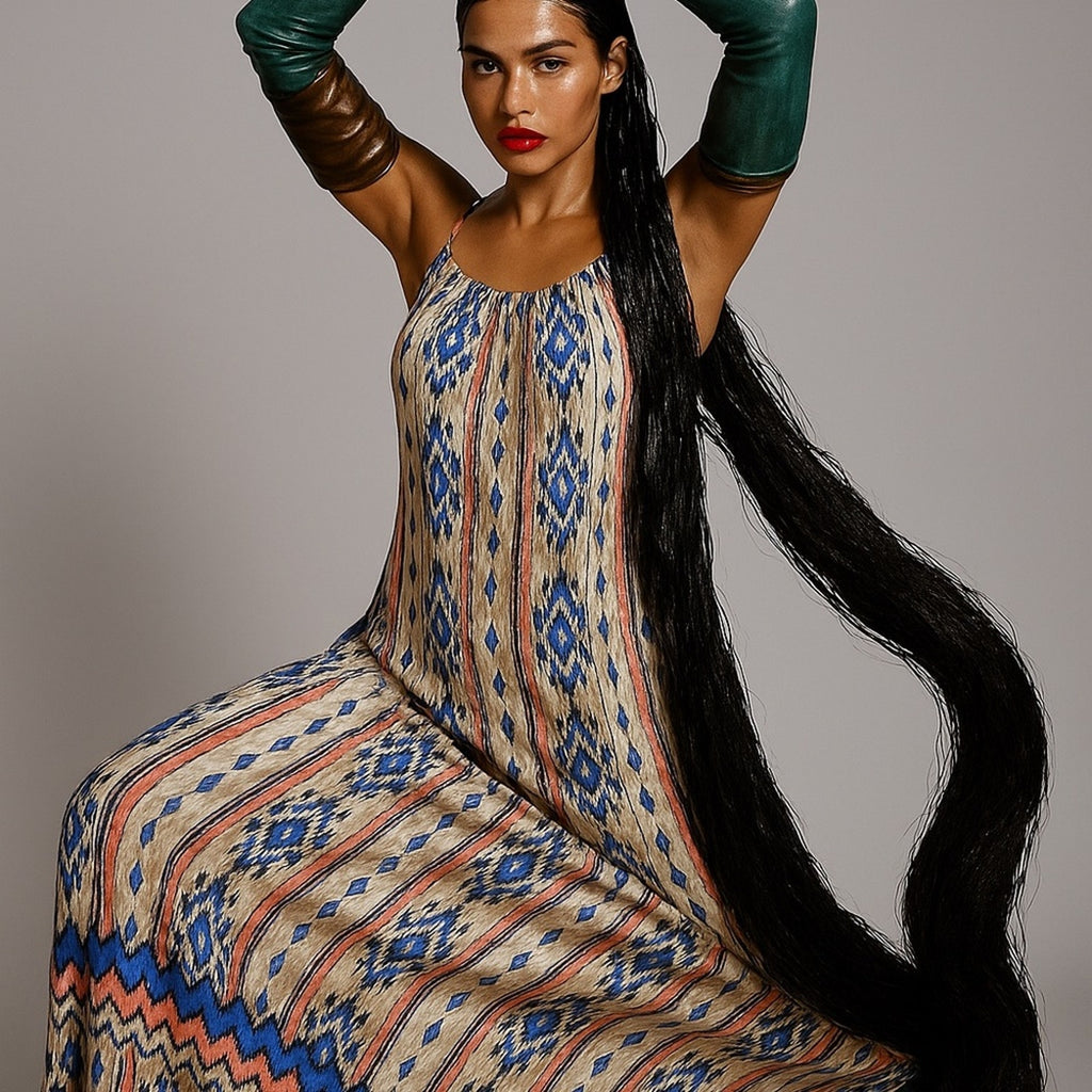 Earthy Maxi Dress Size S/M