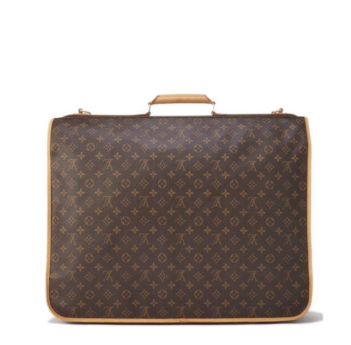 LV GARMENT BAG| VINTAGE MISSING LOCK AND KEY |Louis Vuitton Monogram Folding Garment Travel Bag