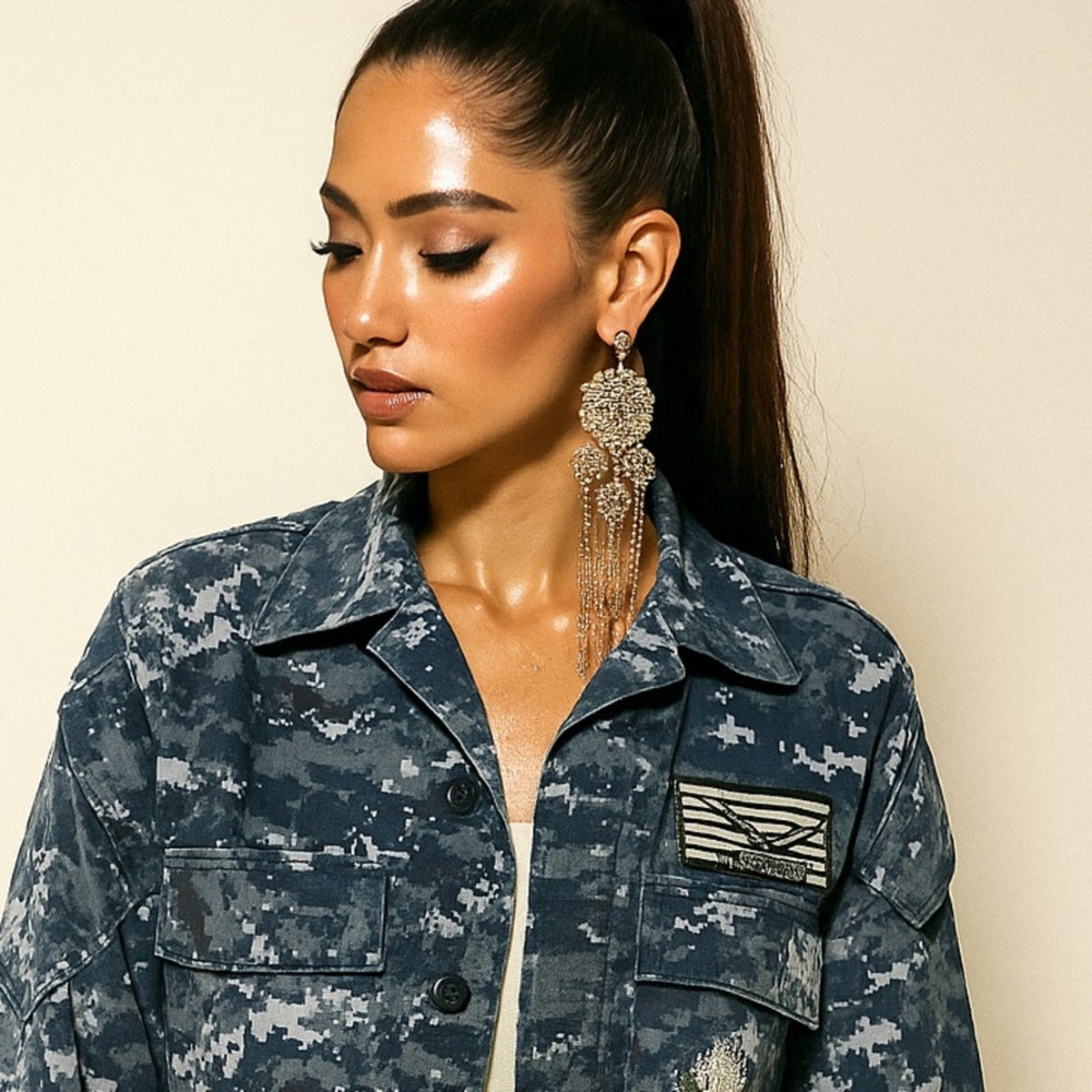 Navy Jacket Utility Style S/M