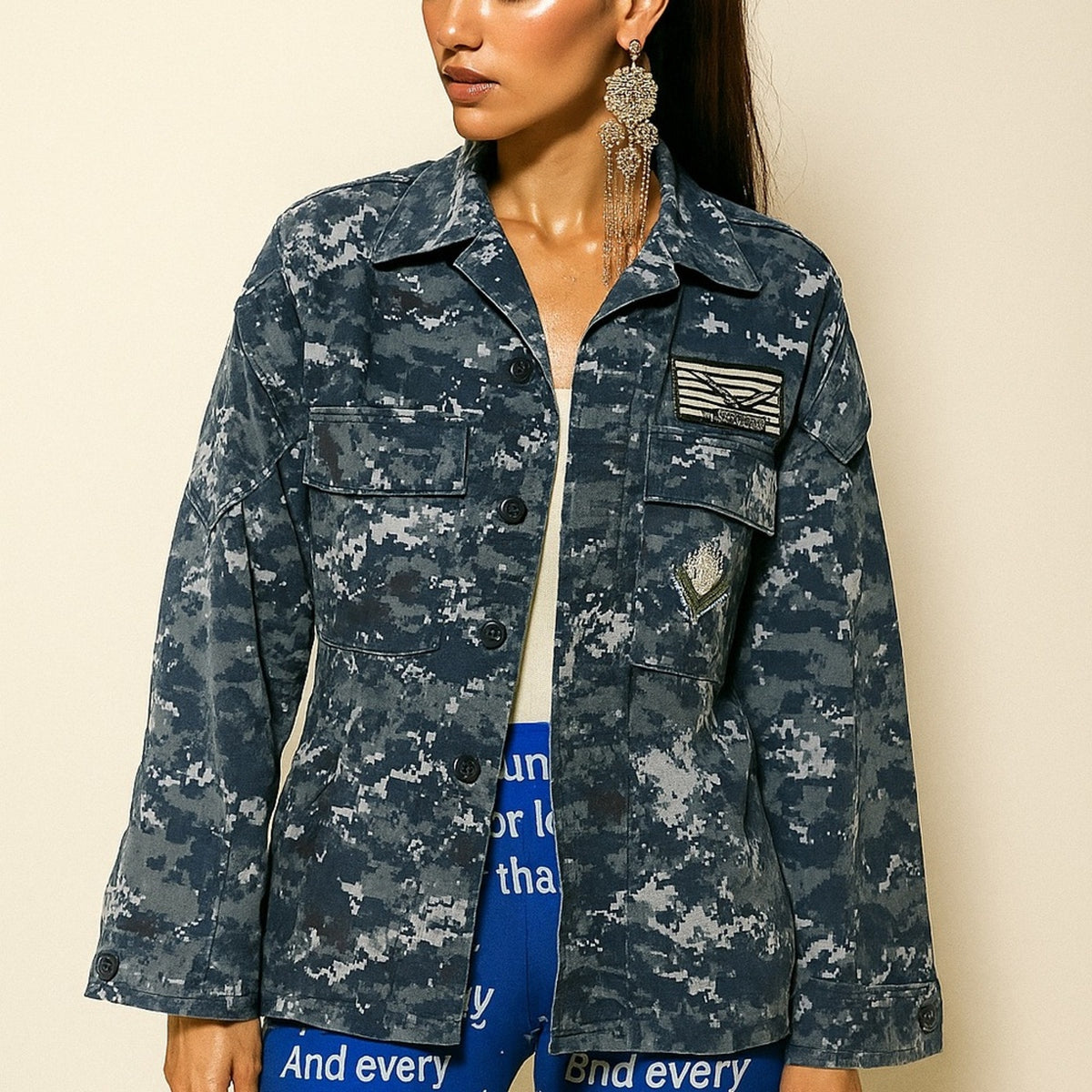 Navy Jacket Utility Style S/M